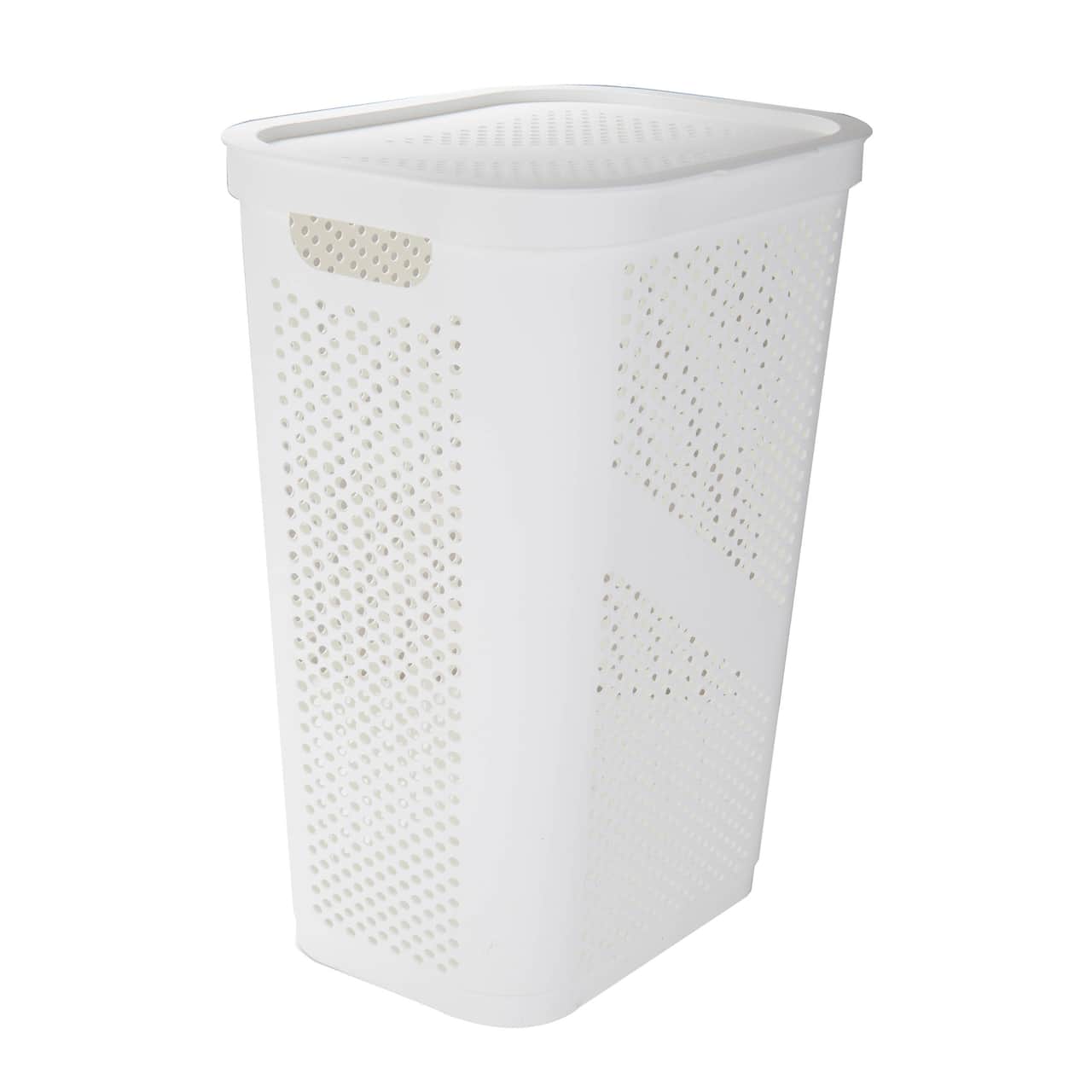 Mind Reader 60L Perforated Plastic Laundry Hamper with Lid